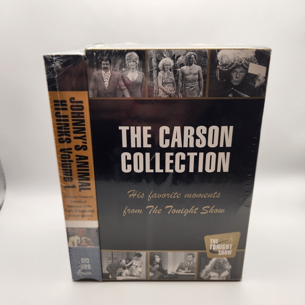 Johnny Carson Favorite Moments From the Tonight Show Gift Set Sealed VHS